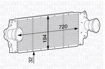 MAGNETI MARELLI 351319201950 -  Интеркулер